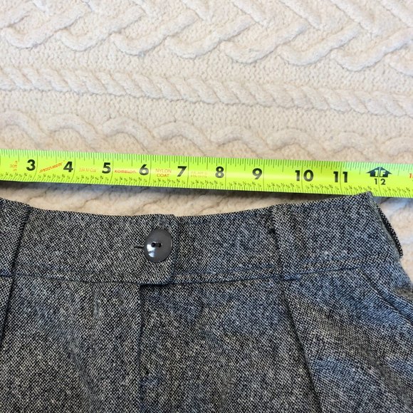 VTG CAROLINE ROHMER Paris Tweed Wool SKIRT Size XS Made in France - Picture 6 of 10